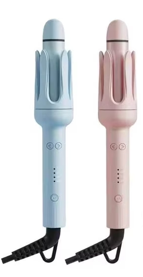 Automatic Hair Curler, Self-Rotating Curling Iron for Beginners | 2-in-1 Straightener & Curler