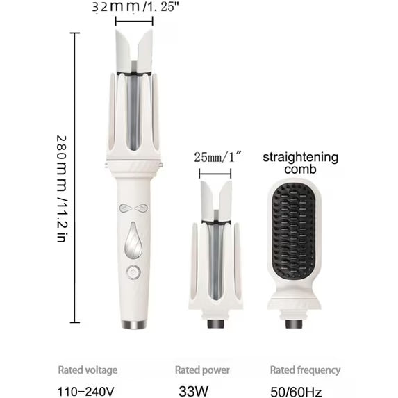 5-in-1 Hair Styling Tool with 1.25" Hair Crimper and Waver